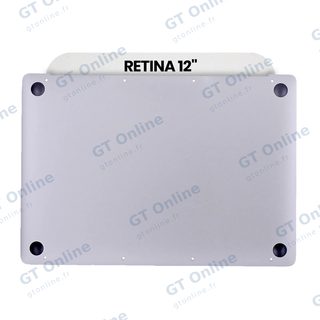 Coque inférieure pour Apple MacBook 12" A1534 (2015) (origine neuve, argent)