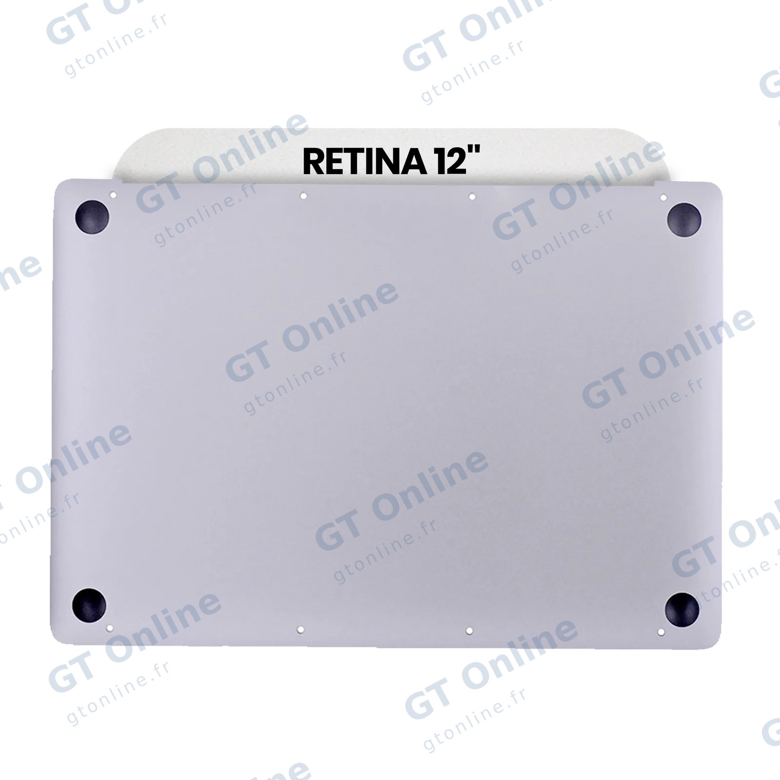 Coque inférieure pour Apple MacBook 12" A1534 (2015) (origine neuve, argent)