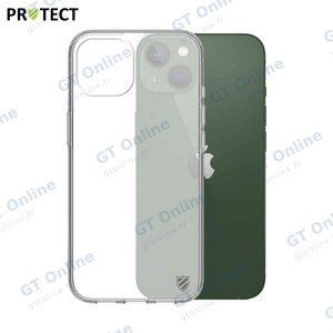 Coque Silicone PROTECT pour Apple iPhone 13 Transparent
