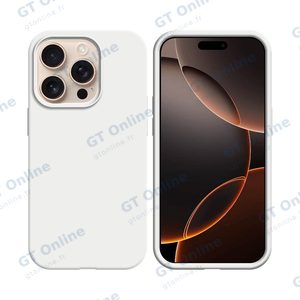 Coque Silicone Compatible pour Apple iPhone 16 Pro Max (#9) Blanc