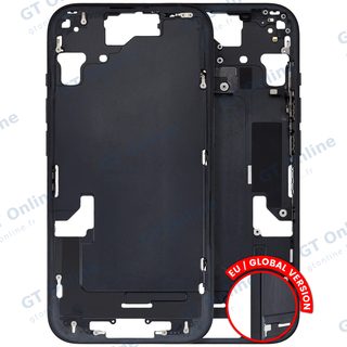 Châssis central pour iPhone 15 (EU / Global, occasion d’origine, grade A, noir)