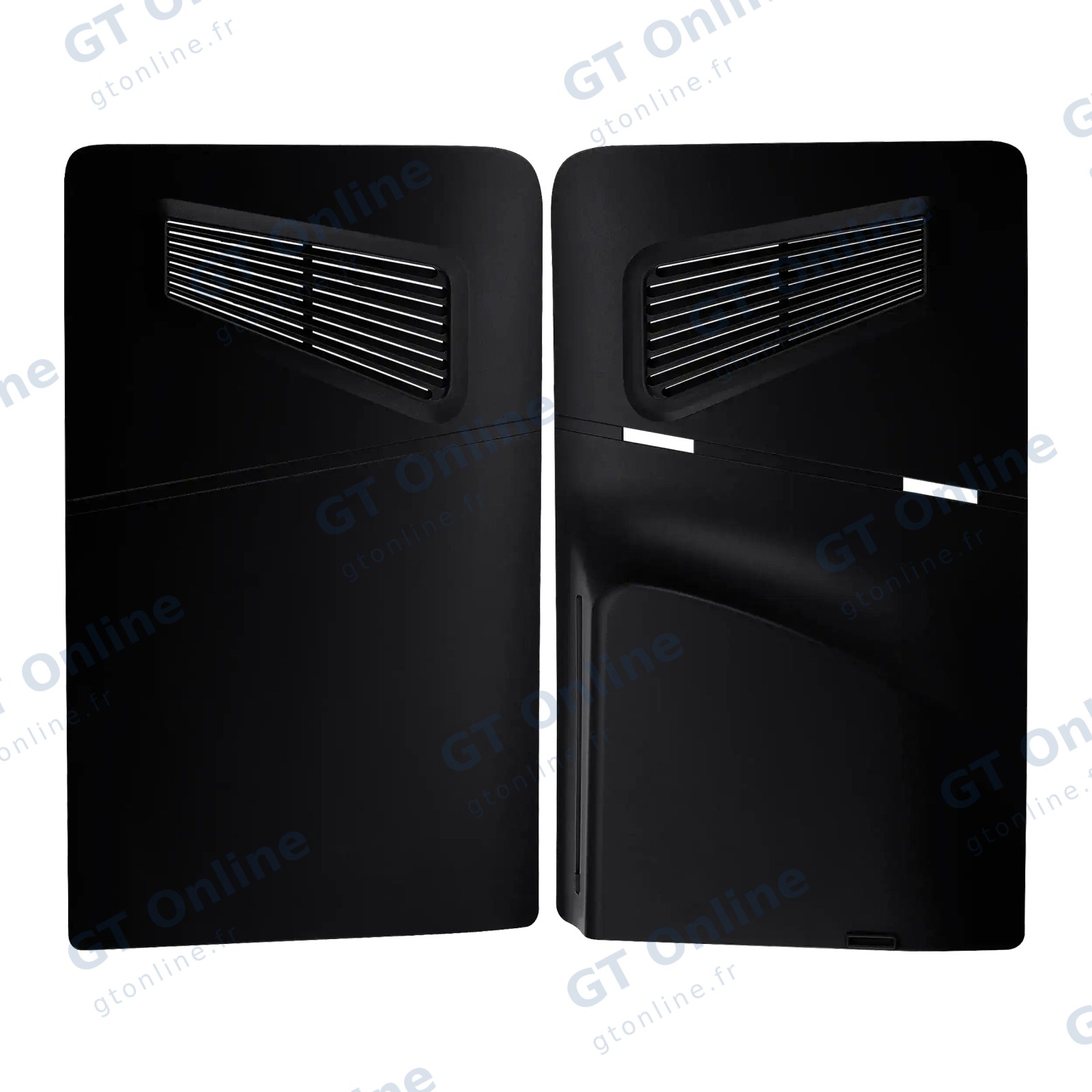 Pièce console de jeu pour Sony PlayStation 5 Slim (noir, lot de 2)