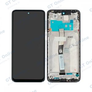 Écran Tactile avec Châssis Xiaomi Redmi Note 9 Pro 4G Noir