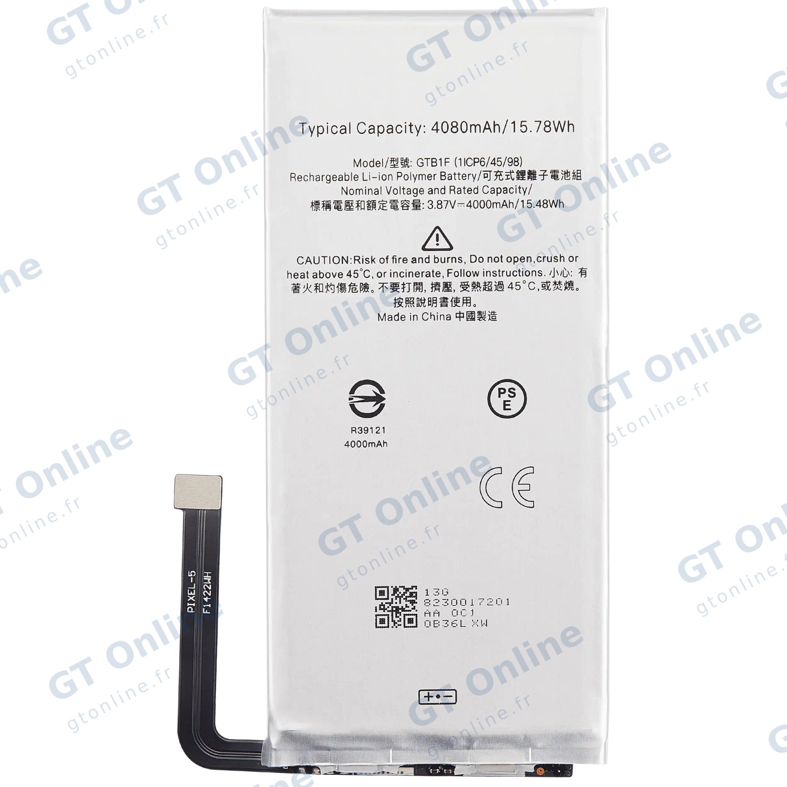 Batterie pour Google Pixel 5 (GTB1F)