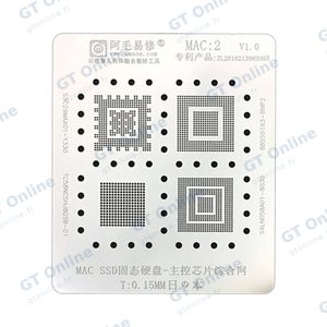 Pochoir Rebillage pour BGA MacBook AMAOE MAC2 SSD