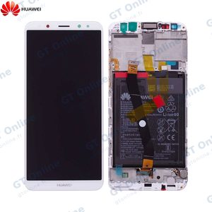 Bloc Écran Complet avec Châssis et Batterie Original Huawei Mate 10 Lite 02351QEY 02351QXU Blanc