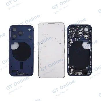 Châssis pour Apple iPhone 17 Pro (origine, version US, Deep Blue)