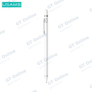 Stylet Usams US-ZB057 Fine-tip Active Capacitive Stylus Pen MicroUSB 140mAh Blanc