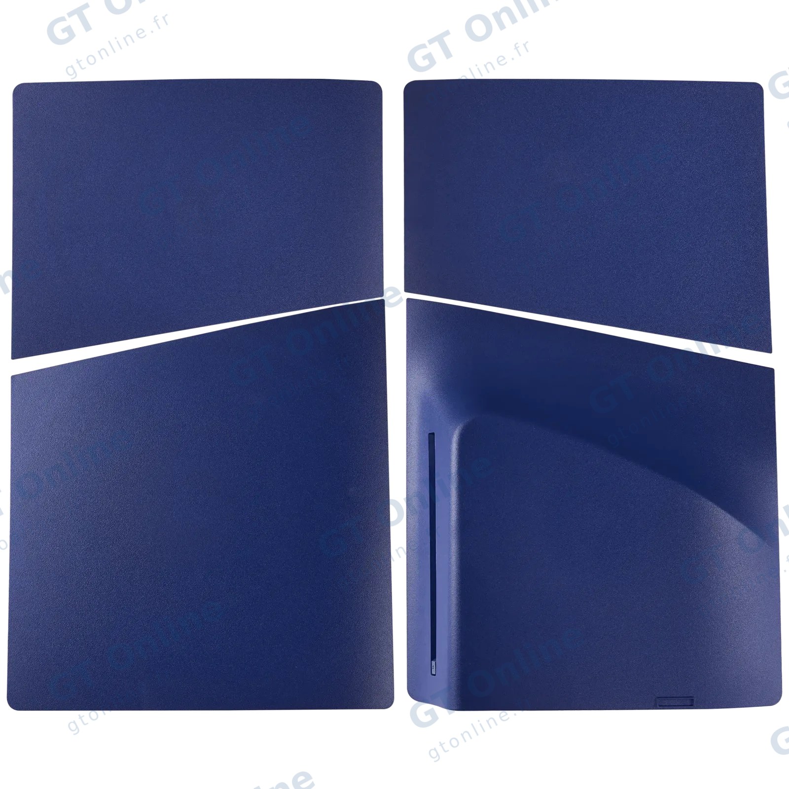 Façades haut et bas pour Sony PlayStation 5 Slim avec lecteur (bleu violet foncé)