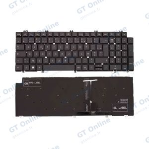 Clavier PC Portable DELL Latitude 5520 (Avant 2020) AZERTY