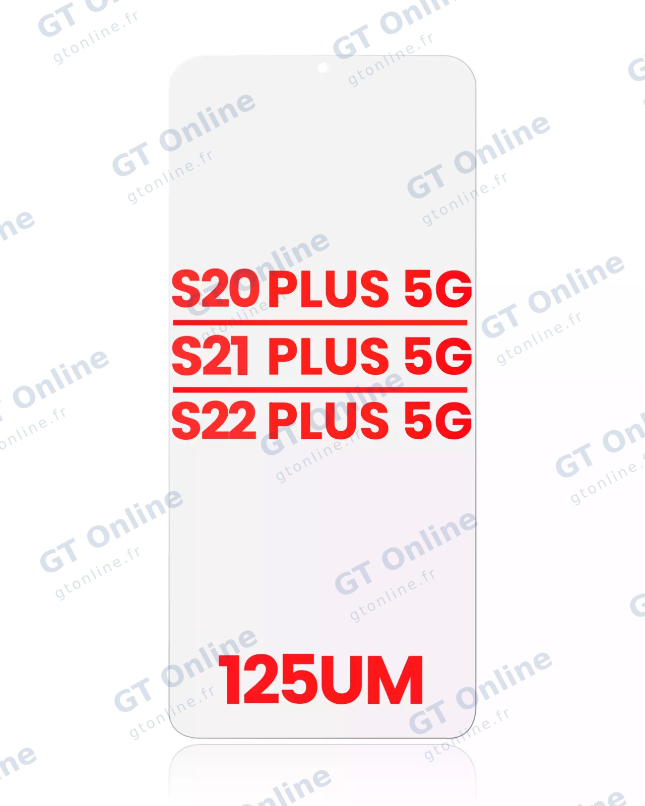 Film OCA pour Samsung Galaxy S20 Plus 5G / S21 Plus 5G / S22 Plus 5G (lot de 10, 125 µm)