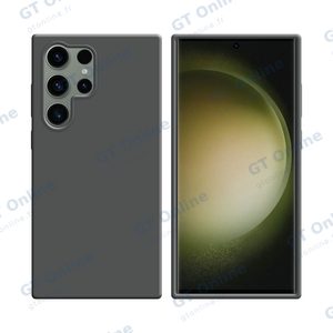 Coque Silicone Compatible pour Samsung Galaxy S23 Ultra 5G S918 (#5) Gris
