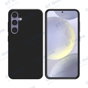Coque Silicone Compatible pour Samsung Galaxy S24 Plus 5G S926 (#3) Noir