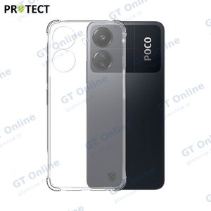 Coque Silicone Renforcée PROTECT pour Xiaomi Poco C65/Redmi 13C Transparent