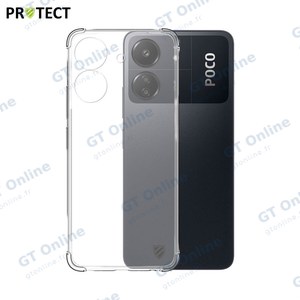 Coque Silicone Renforcée PROTECT pour Xiaomi Poco C65/Redmi 13C Transparent