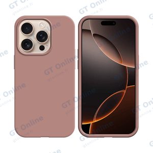 Coque Silicone Compatible pour Apple iPhone 16 Pro Max (#06) Rose