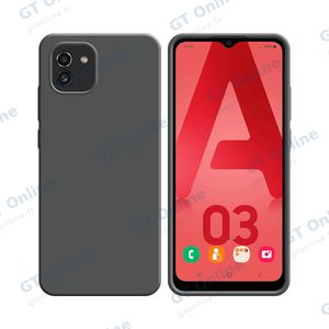 Coque Silicone Compatible pour Samsung Galaxy A03 A035F (#5) Gris