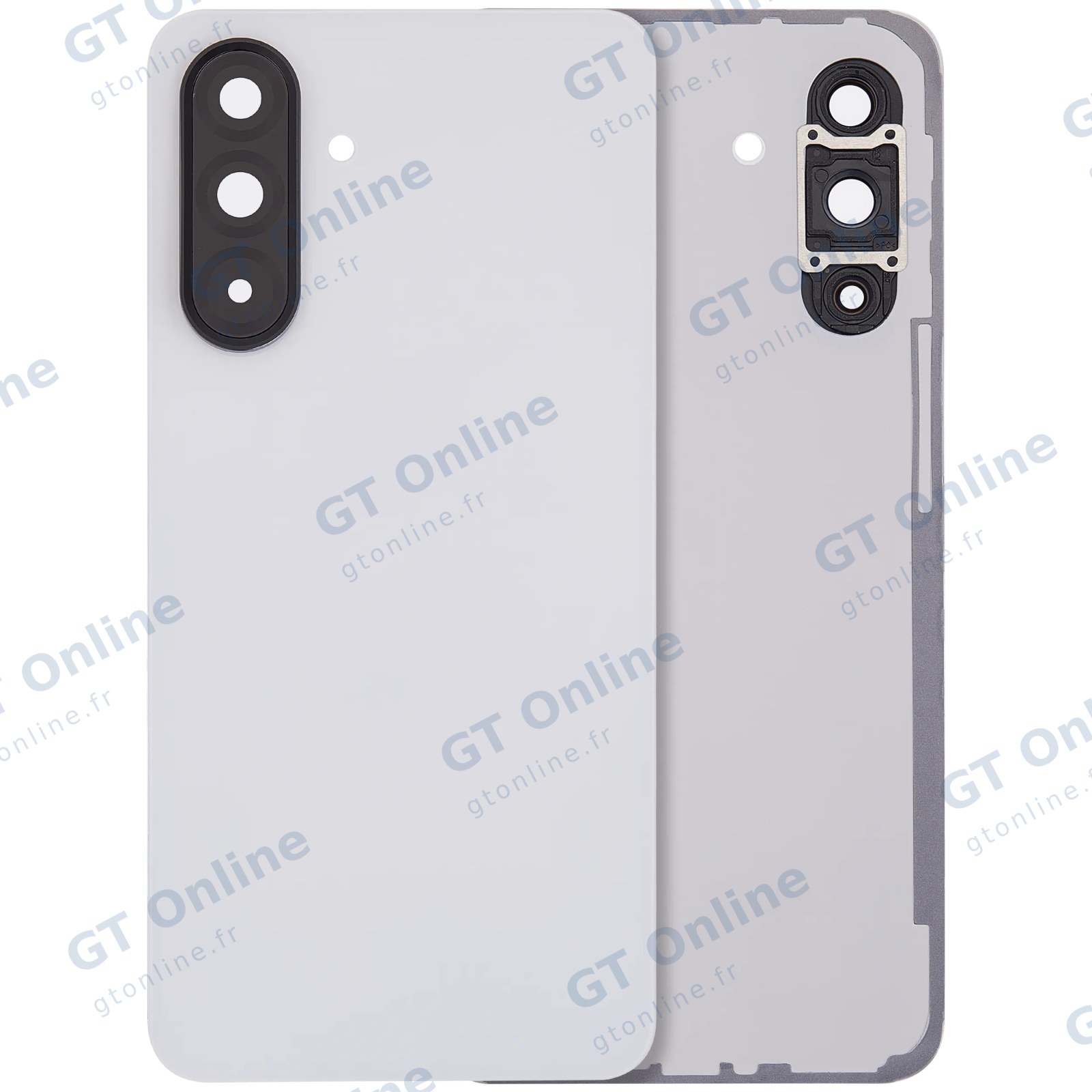 Vitre arrière pour Samsung Galaxy A36 5G (A366 / 2025) (sans logo, compatible premium, blanc)