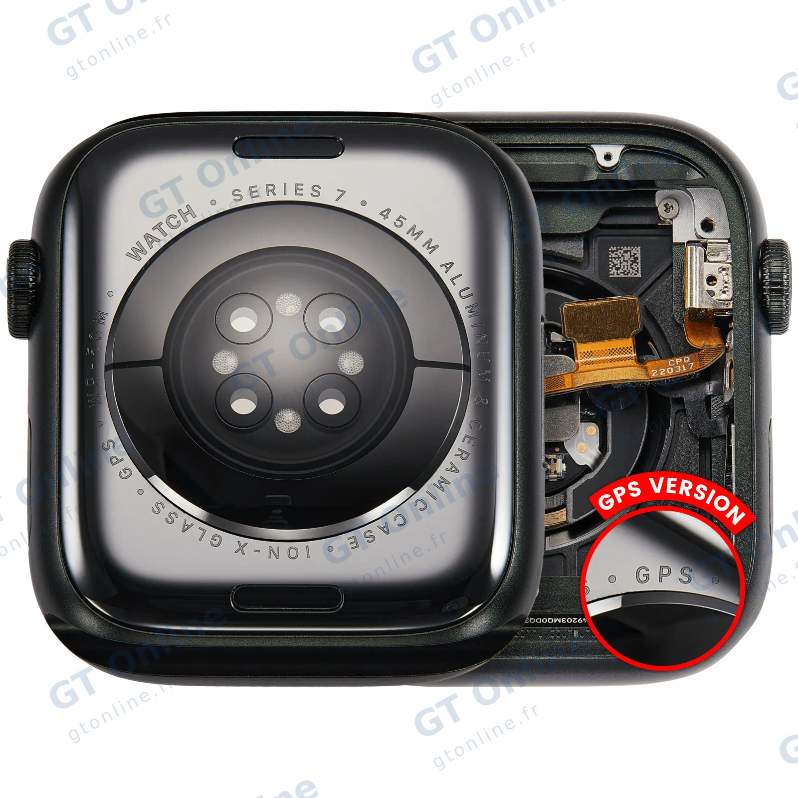 Châssis pour Apple Watch Series 7 (45MM) (origine d'occasion — grade A, version GPS, Aluminum / Green)