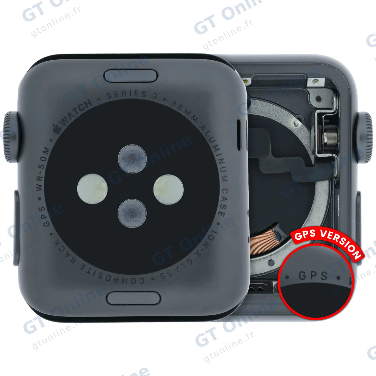 Châssis pour Apple Watch Series 3 (38MM) (origine d'occasion — grade A, version GPS, Aluminum / Space Black)
