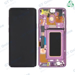 Écran Tactile Original Refurb avec Châssis (PIEC) Samsung Galaxy S9 Plus G965 Orchidée