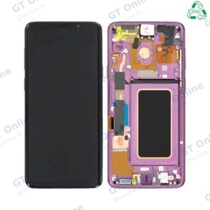 Écran Tactile Original Refurb avec Châssis (PIEC) Samsung Galaxy S9 Plus G965 Orchidée
