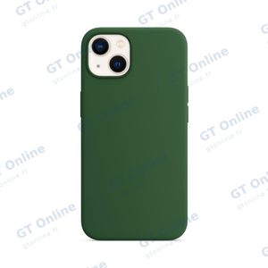 Coque Silicone Compatible pour Apple iPhone 13 (#52) Vert Foncé