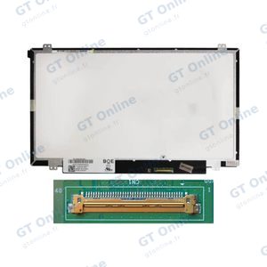 Dalle Ordinateur Portable 14.0" Slim HD (1366x768) LCD 60Hz, Video 40pin Droite 25mm, Fixation Haut Bas ~320mm