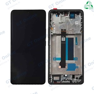 Écran Tactile Original Pulled avec Châssis (PIEC) Xiaomi Redmi Note 13 Pro+ 5G Noir