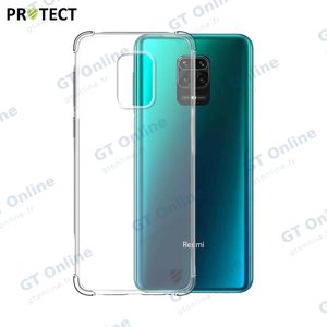 Coque Silicone Renforcée PROTECT pour Xiaomi Redmi Note 9S/Redmi Note 9 Pro 4G Transparent
