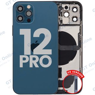 Châssis pour Apple iPhone 12 Pro (version US, origine d'occasion — grade B, Pacific Blue)