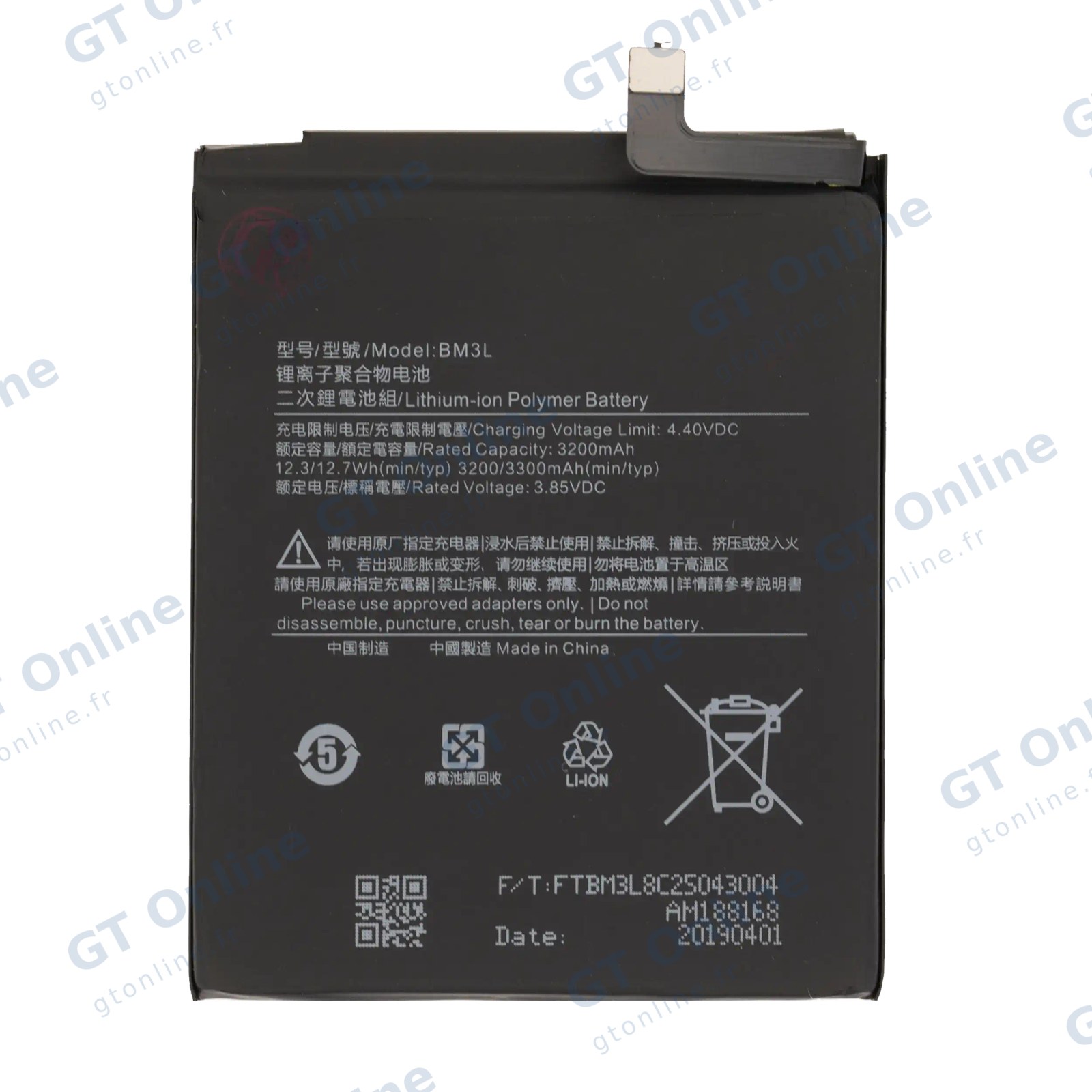 Batterie pour Xiaomi Mi 9 (BM3L)