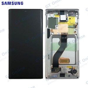 Écran Tactile Original Samsung Galaxy Note 10 N970 GH82-20817B GH82-20818B Aura Blanc