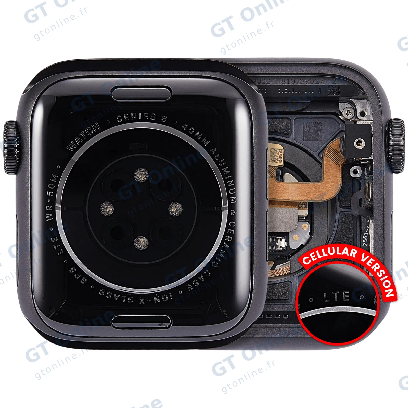 Châssis pour Apple Watch Series 6 (40MM) (origine d'occasion — grade A, Cellular Version, Aluminum / Space Black)