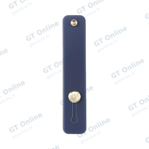Bande Support Smartphone en Silicone B57 Bleu Marine