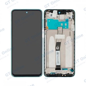 Écran Tactile avec Châssis Xiaomi Redmi Note 9 Pro 4G Vert Tropical