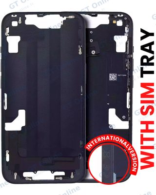 Châssis pour Apple iPhone 14 (version EU, compatible premium, minuit)