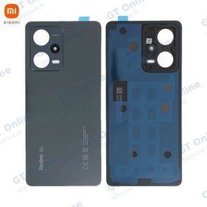Cache Arrière Original Xiaomi Redmi Note 12 Pro 5G 5600290M1600 Noir Minuit