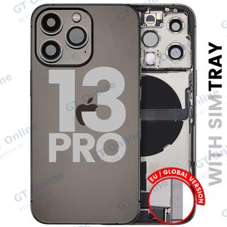 Châssis pour Apple iPhone 13 Pro (version EU, origine d'occasion — grade B, graphite)
