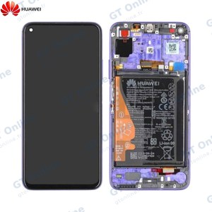 Bloc Écran Complet avec Châssis et Batterie Original Huawei Nova 5T Honor 20 02353EBH Violet