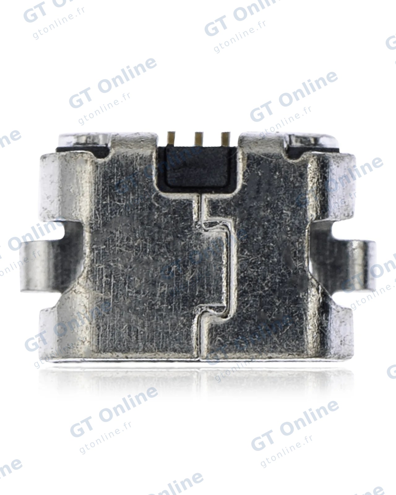Connecteur de charge à souder — format Micro B, 5 broches, 4 points de fixation (C177)