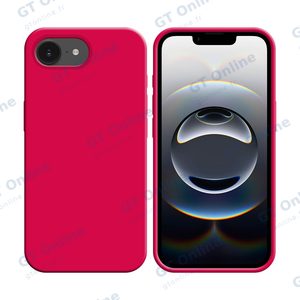 Coque Silicone Compatible pour Apple iPhone 16e (#56) Rose Vif