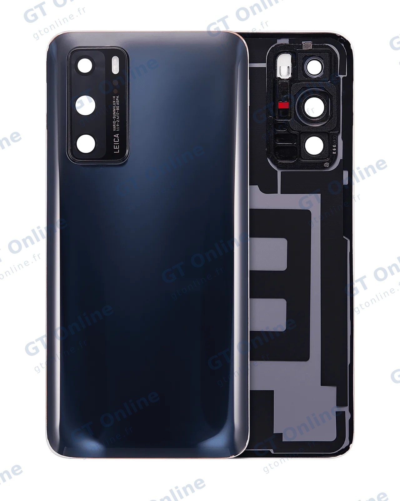 Vitre arrière pour Huawei P40 (noir)