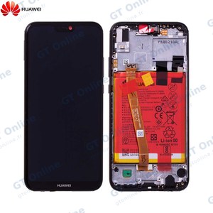 Bloc Écran Complet avec Châssis et Batterie Original Huawei P20 Lite 02351VPR / 02352CCJ / 02351XTY Noir