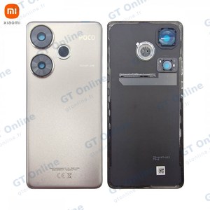 Cache Arrière Original Xiaomi Poco F6 5G 5600080N16T00 Titanium