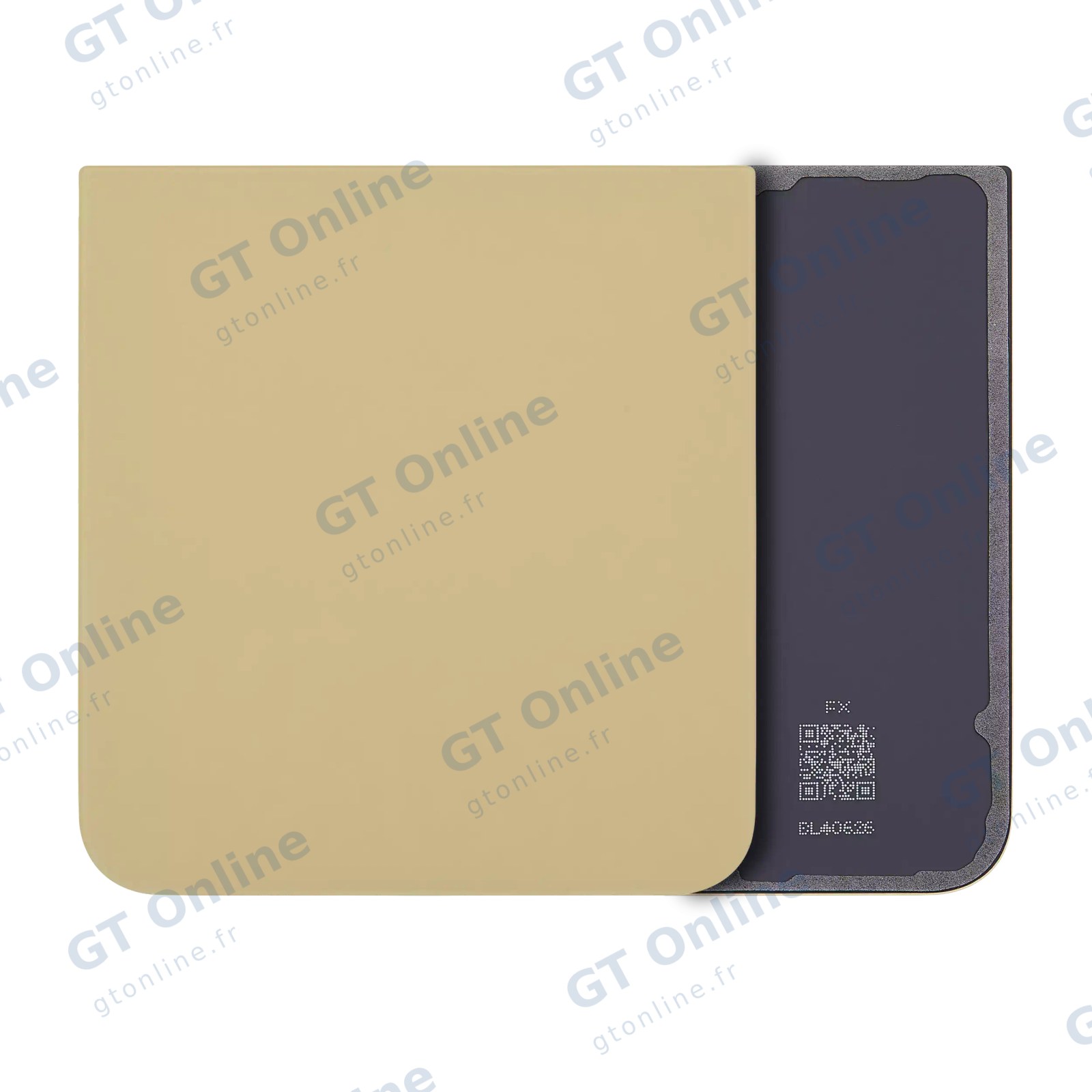 Vitre arrière pour Samsung Galaxy Z Flip 6 5G (pack service origine, jaune)