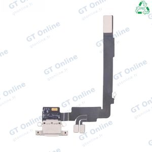 Connecteur de Charge Original d'occasion Apple iPhone 16 Pro Max Titane Blanc