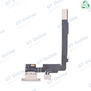 Connecteur de Charge Original d'occasion Apple iPhone 16 Pro Max Titane Blanc