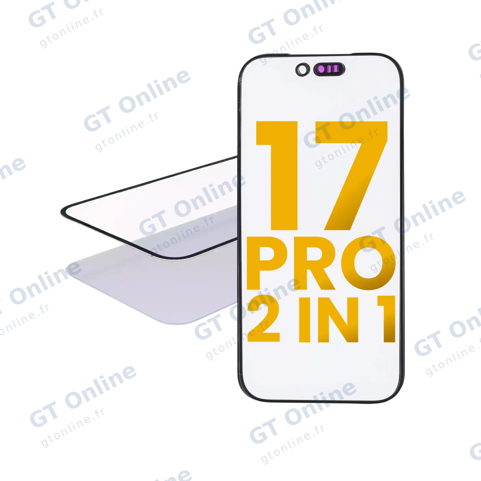 Vitre d’écran avec OCA pour Apple iPhone 17 Pro (lot de 2, OCA Master)