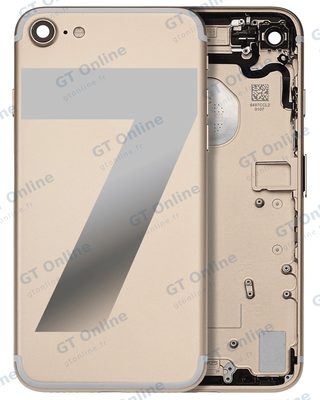Châssis pour Apple iPhone 7 (origine d'occasion — grade A, or)